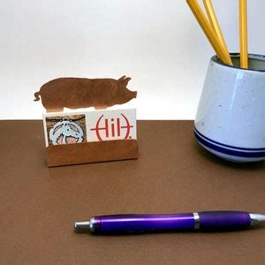 pig business card holder|More.